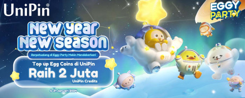 Bertualang di Season Baru, Top Up Egg Coins di UniPin & Dapatkan 2 Juta UniPin Credits